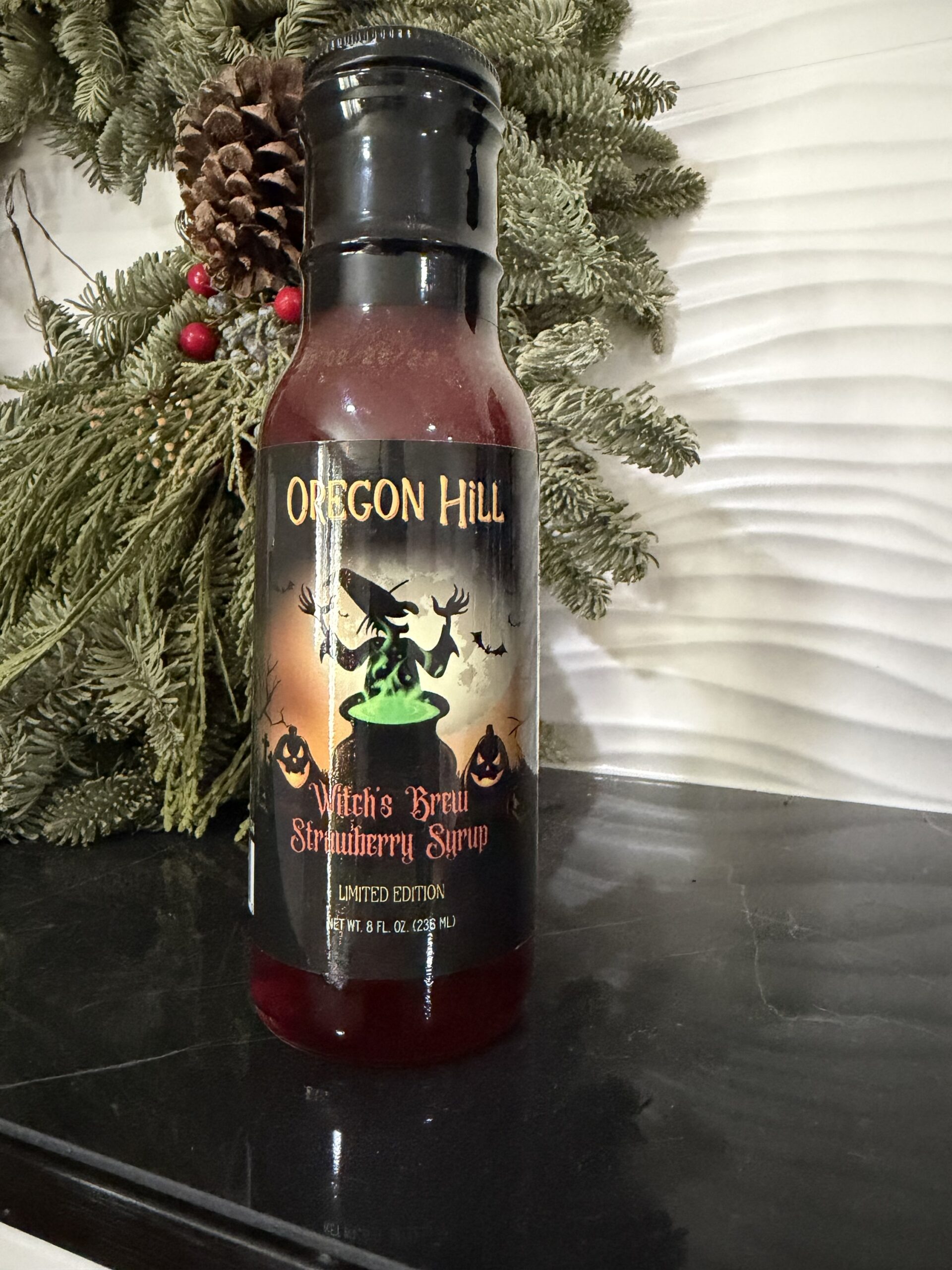 Limited edition strawberry syrup