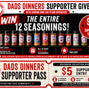 Dads Dinners supporter pass