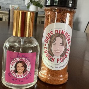Caylee’s kiss perfume and couch potato combo